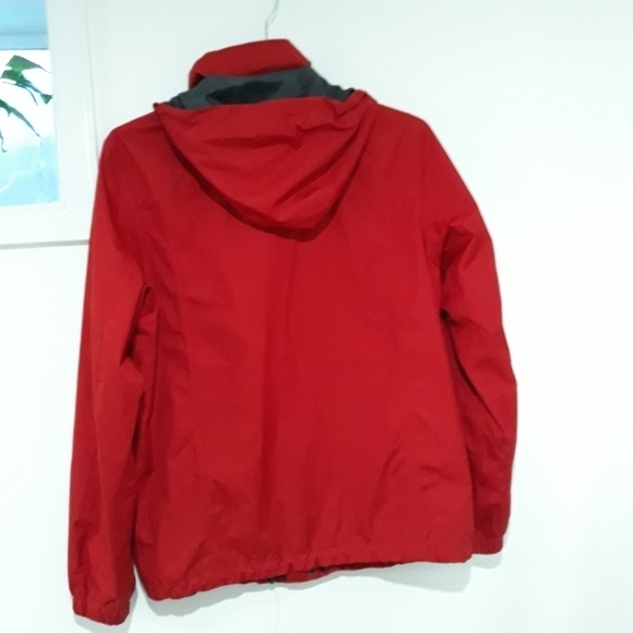 Eddie Bauer WeatherEdge Waterproof Lined Windbreaker Red Jacket Size  Me… - Picture 7 of 13